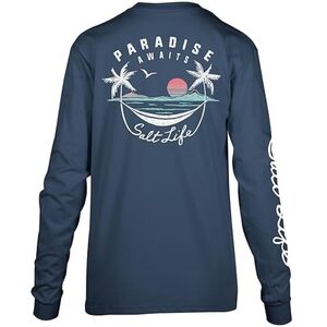 Salt Life Blue L/S Cotton Tee OS SML